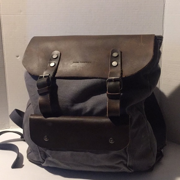 james campbell leather backpack